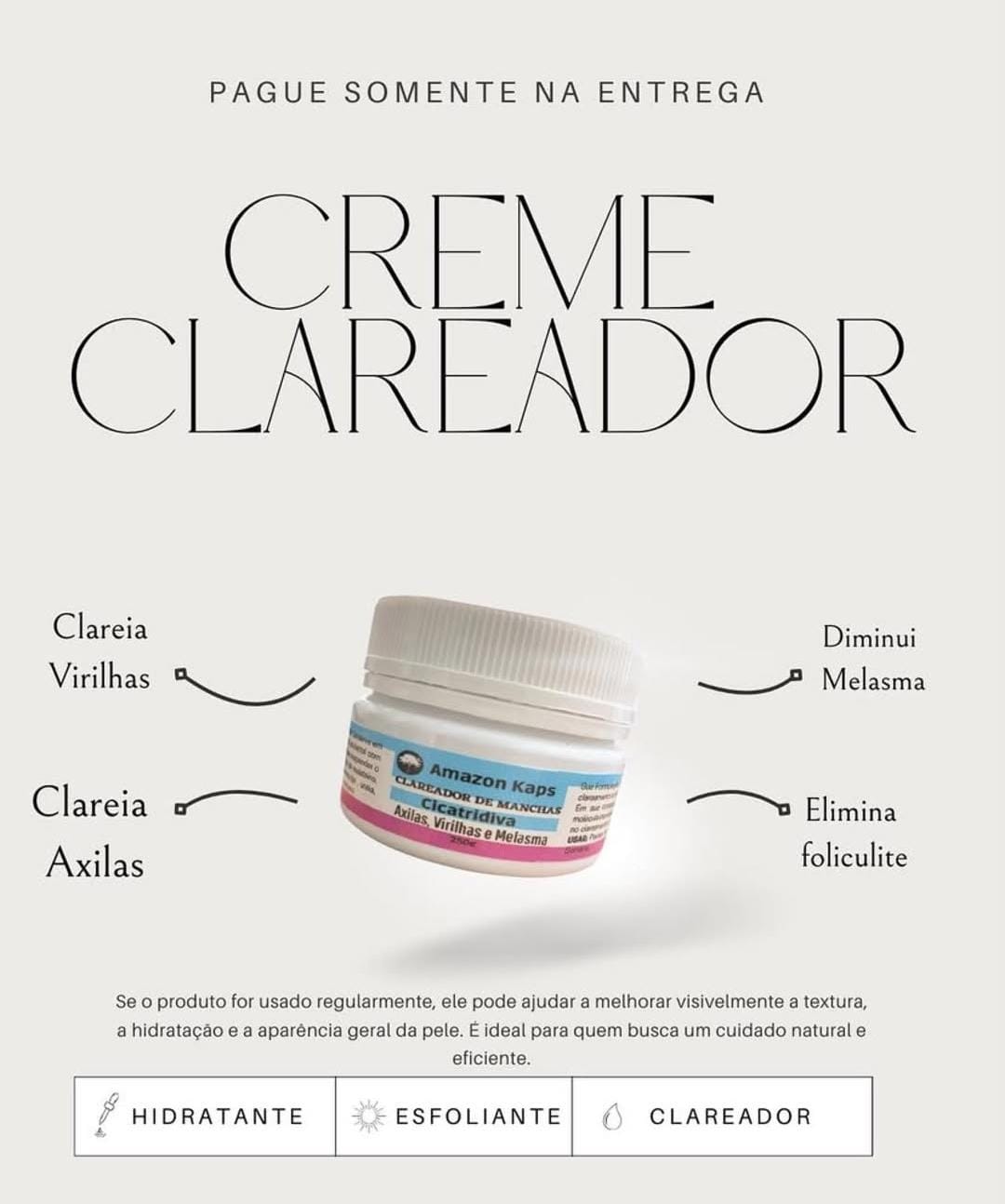 Clareador de Manchas Cicatridiva - 100% Natural