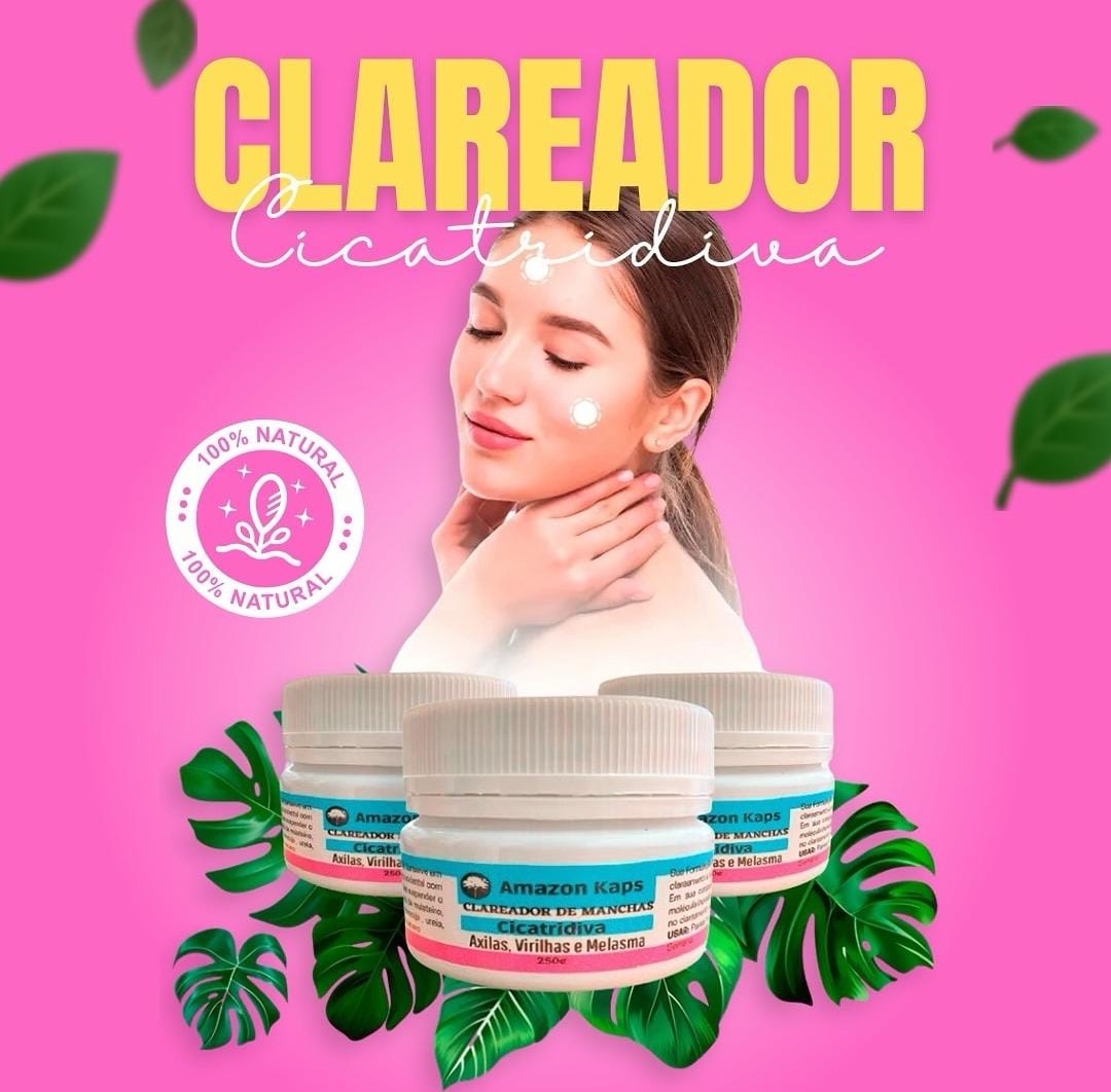 Clareador de Manchas Cicatridiva - 100% Natural